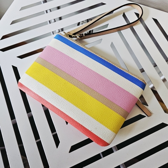 Kate Spade Colorful Striped Wristlet - Picture 4 of 8